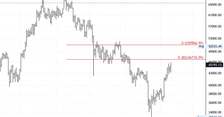 Bitcoin Reverses Earlier Dip, Resistance Stands at $46K